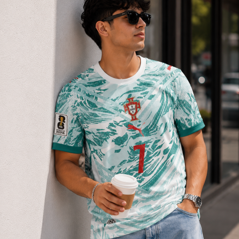 Camiseta Deportiva de Portugal #7